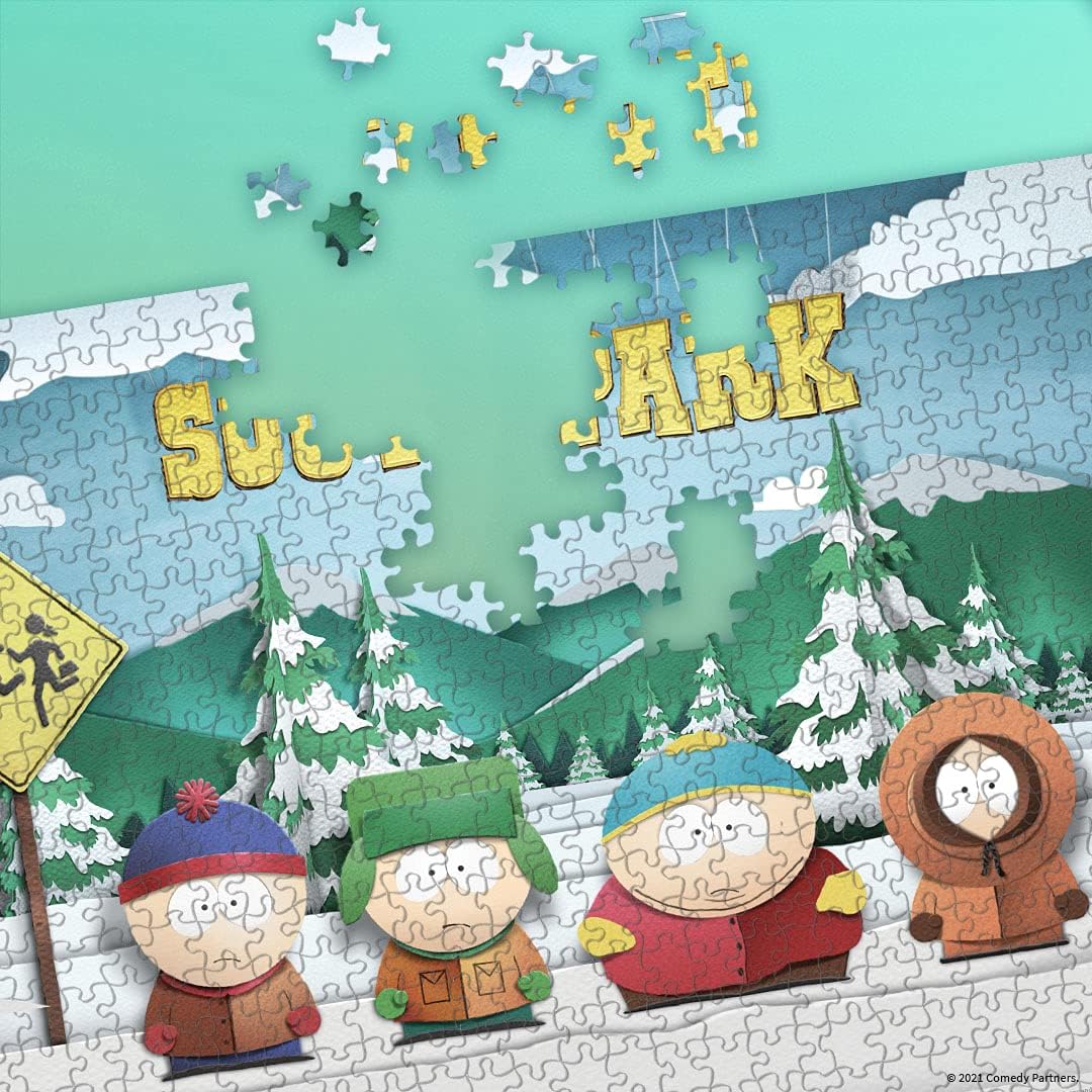 South Park Paper Bus Stop 1000-teiliges Puzzle