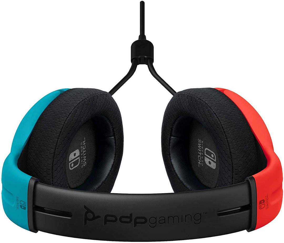 PDP LVL40 Wired Stereo Headset for NS -Joycon Blue/Red