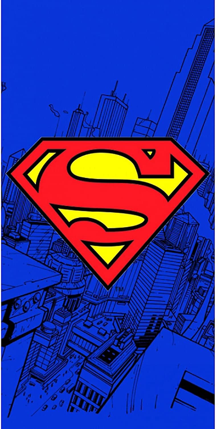BATMAN Superman Logo Beach Towel