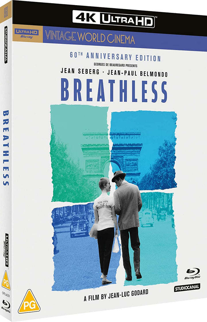 Breathless (60th Anniversary Edition) [Blu-ray] [2021] – [Blu-ray]