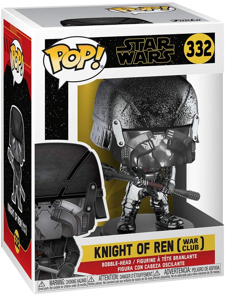 Star Wars Knight of Ren (War Club, Hematite) Chrome Funko 47242 Pop! Vinile #332