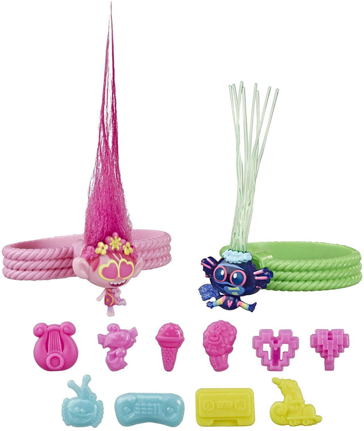 DreamWorks Trolls Tiny Dancers Friend Pack with 2 Tiny Dancers Figures - Yachew