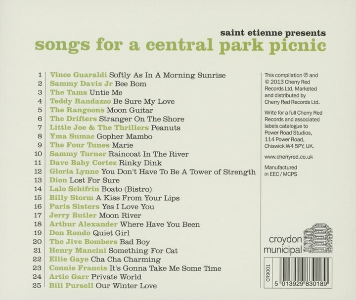 Saint Etienne präsentiert Lieder für ein Picknick im Central Park [Audio-CD]