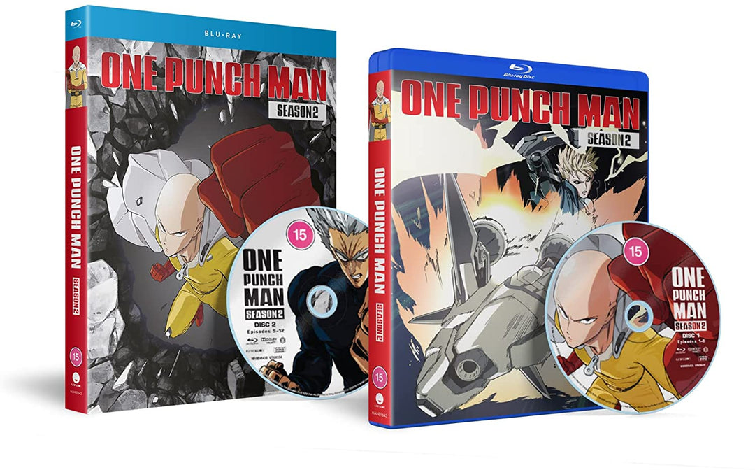 One Punch Man Staffel 2 (Episoden 1-12 + 6 OVAs) – Action [Blu-ray]