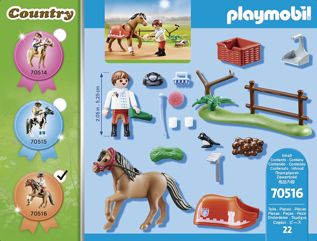 Playmobil 70516 Country Pony Farm Collectible Connemara Pony Multicoloured