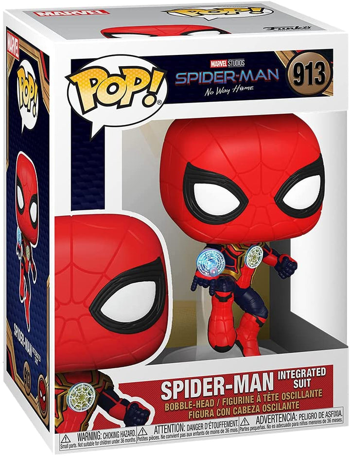 Marvel Studios Spiderman No Way Home Spider-Man Integrated Suit Funko 56829 Pop! Vinyl #913