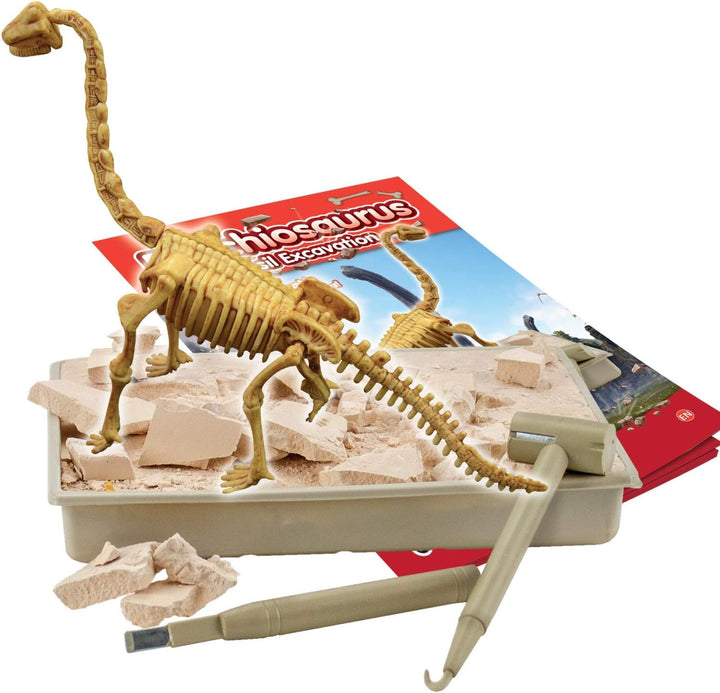Science4you - Brachiosaurus Fossil Digging Kit for Kids +6 - Excavate and Assemble 11 Brachiosaurus Fossiles