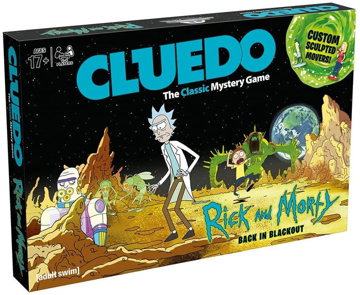 Winnende moves Rick en Morty Cluedo Mystery Board Game