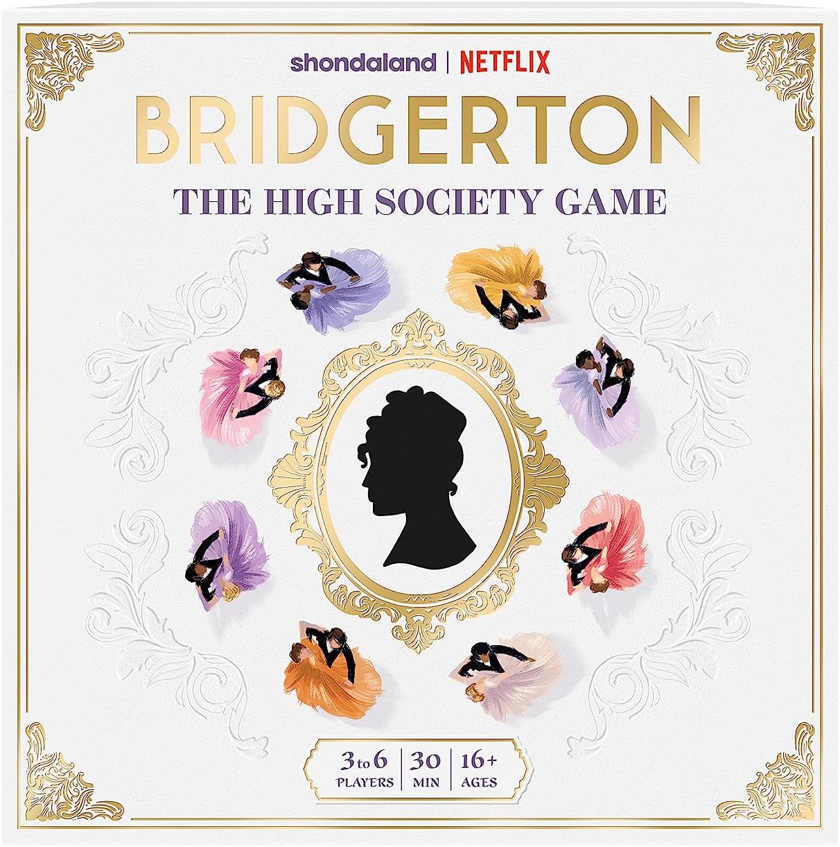 Mixlore Bridgerton High Society Game – Strategie-Brettspiel für 3–6 Spieler (MIXBRI01EN)