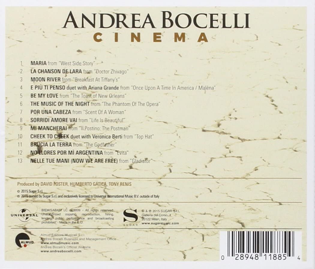 Andrea Bocelli - Kino [Audio-CD]