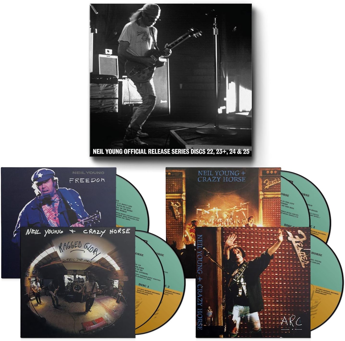 Neil Young - Freedom, Ragged Glory, Weld & Arc (Official Release Series Discs 22, 23+, 24 & 25) [Vinyl] 1