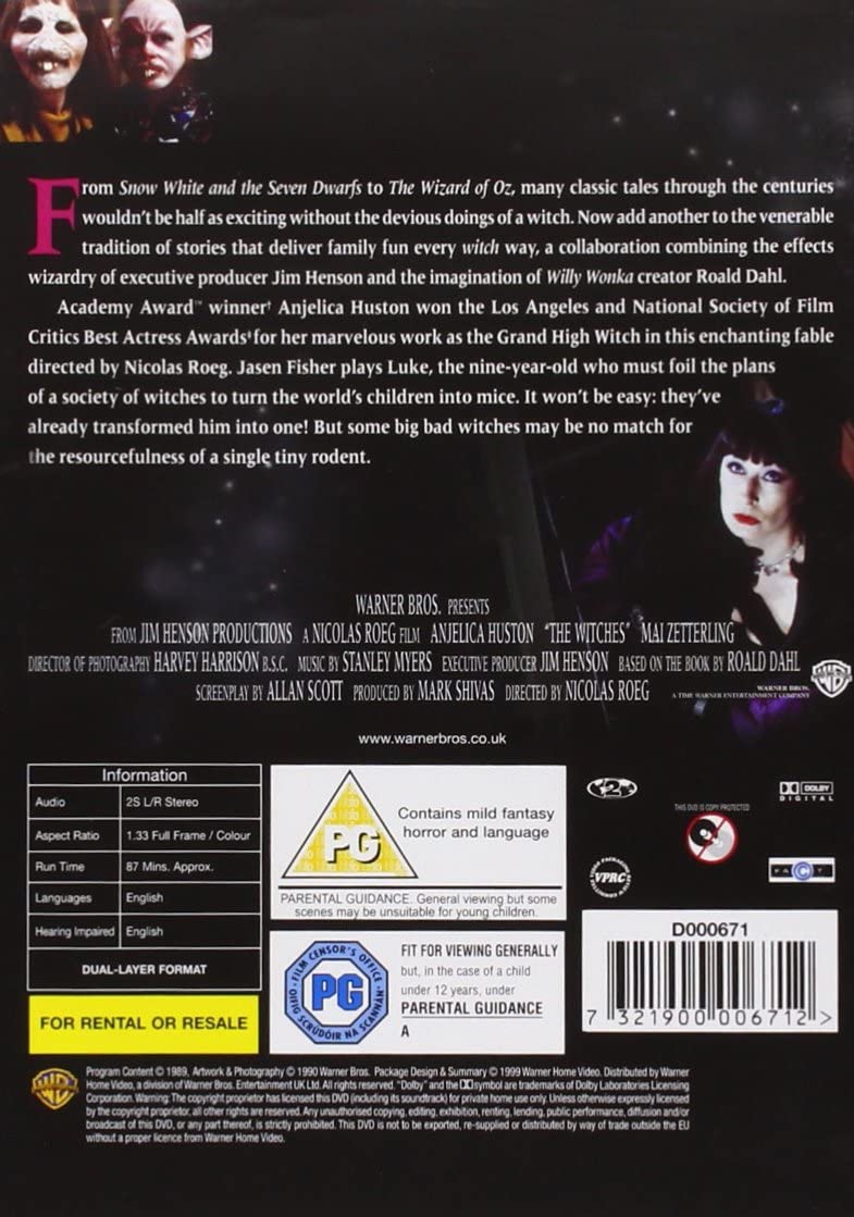 Die Hexen - Fantasy/Komödie [DVD]