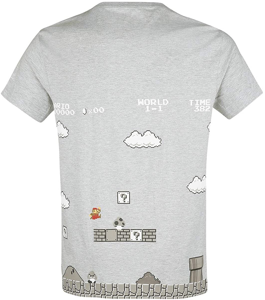Nintendo - 8Bit Super Mario Bros Men's T-Shirt
