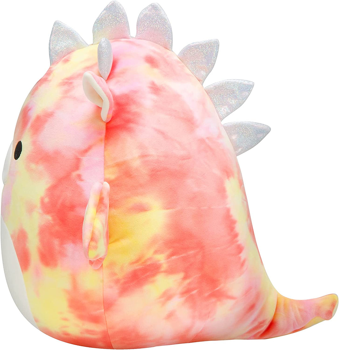 Squishmallows SQJW22-16RD-11-V 16" roter Batik-Drache – Füge Mina-Mae zu deinem Trupp hinzu