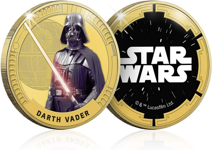 The Koin Club Star Wars Gifts Episode IV – VI Goldmünze zum Sammeln – Darth Vade