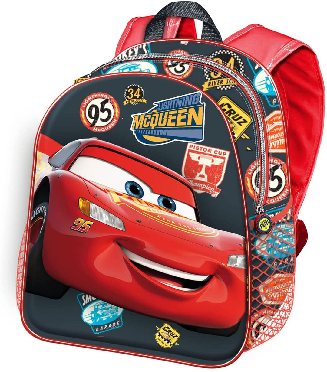 Cars 3 Winner-Small 3D Backpack, Red