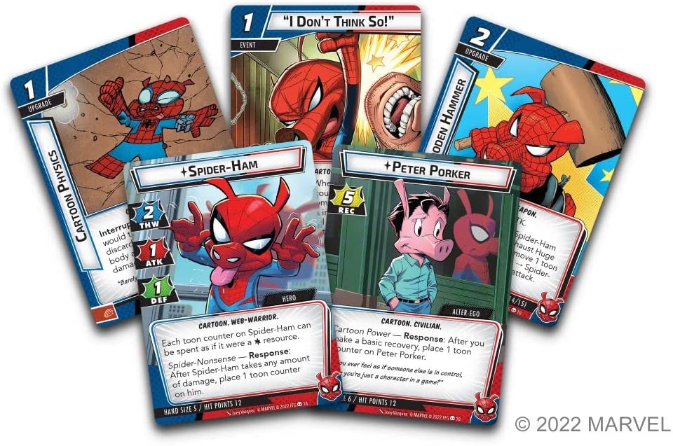 Fantasy Flight Games | Spider Ham: Marvel Champions Hero Pack | Card Game