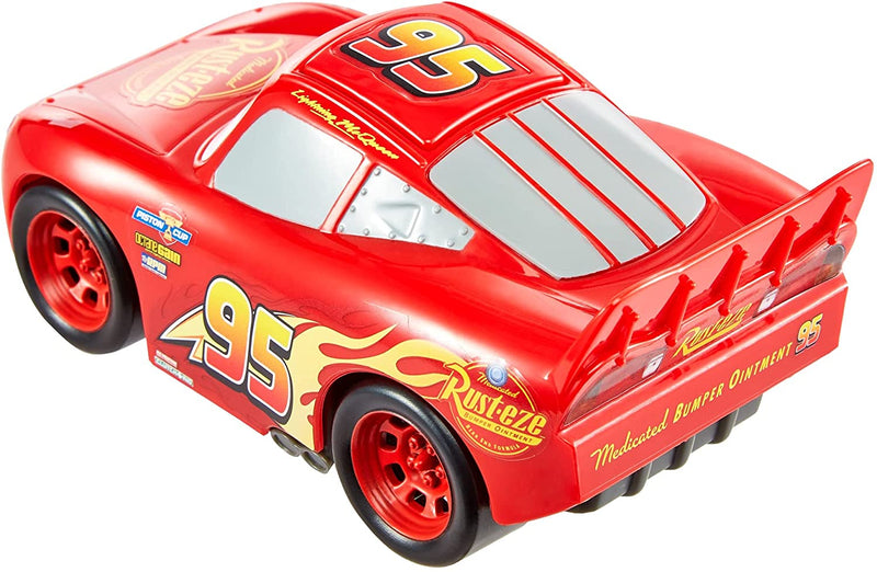 Disney and Pixar Cars Track Talkers Lightning McQueen, 5.5-in, Authentic Favorite Movie Character Sound Effects Vehicle