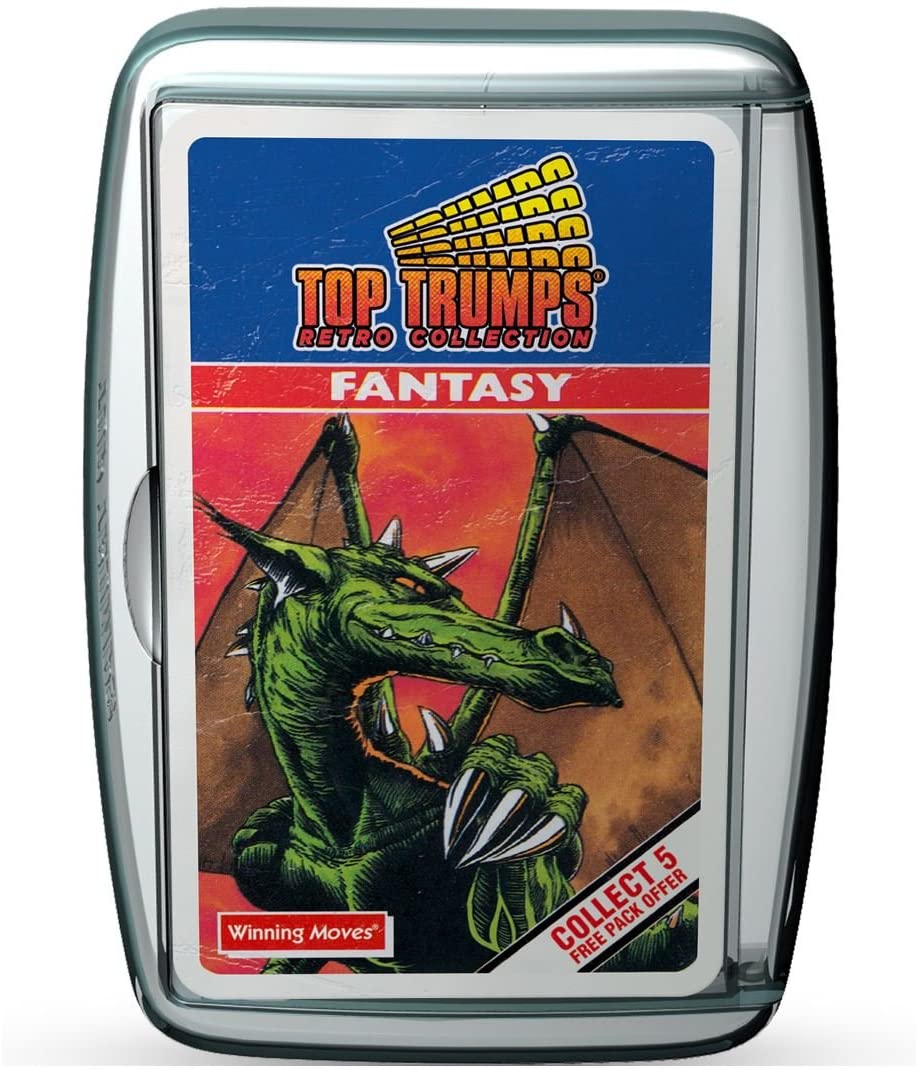 Fantasy Retro Top Trumps Card Game