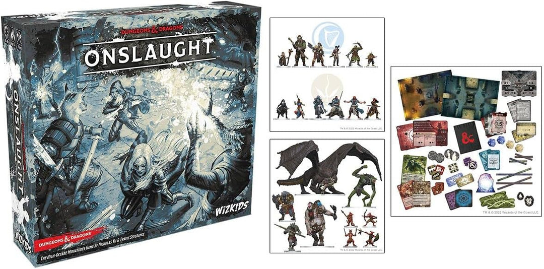 Dungeons & Dragons D&D Onslaught Board Game Core Set, Multicolor