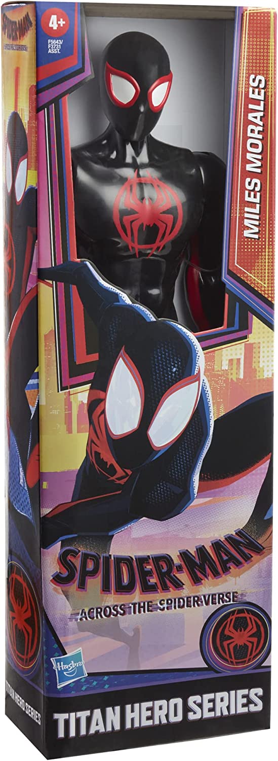 Hasbro Marvel Spider-Man Miles Morales Toy, 30-cm-Scale Spider-Man: Across the S