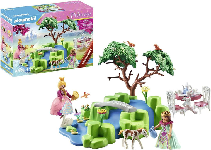 Playmobil 70961 Princess Promo Pack Prinzessin Picknick mit Fohlen, Feenprinzessin wi