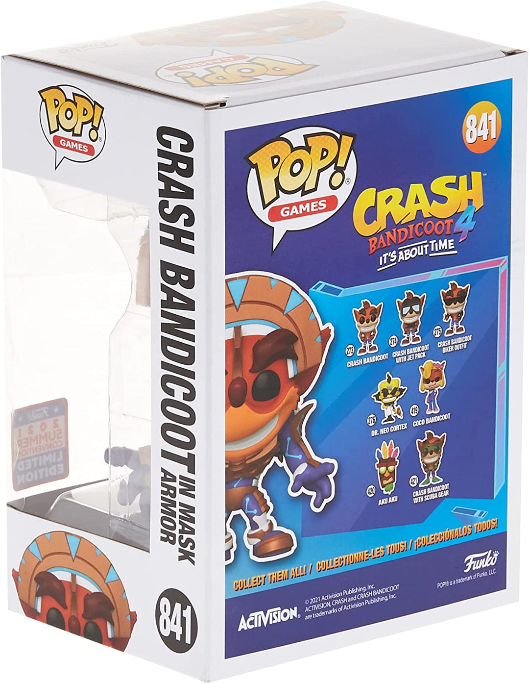 Crash Bandicoot Exclusive Funko 55923 Pop! Vinyl Nr. 841
