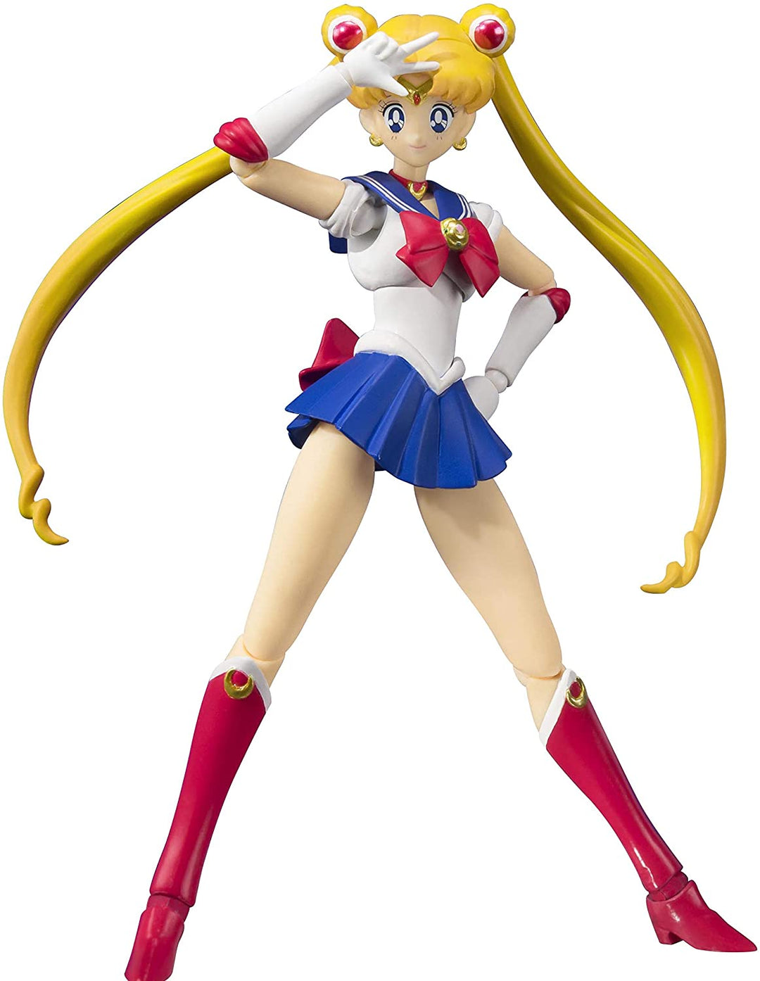 Bandai Tamashii Nations S.H. Figuarts Pretty Guardian Sailor Moon Sailor Moon Anime Action Figure, Multi-colored, Standard