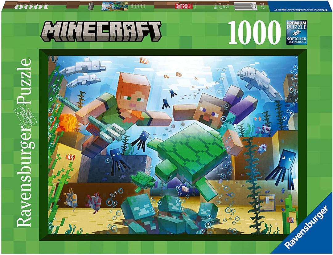 Ravensburger 17187 Minecraft Mosaik 1000p