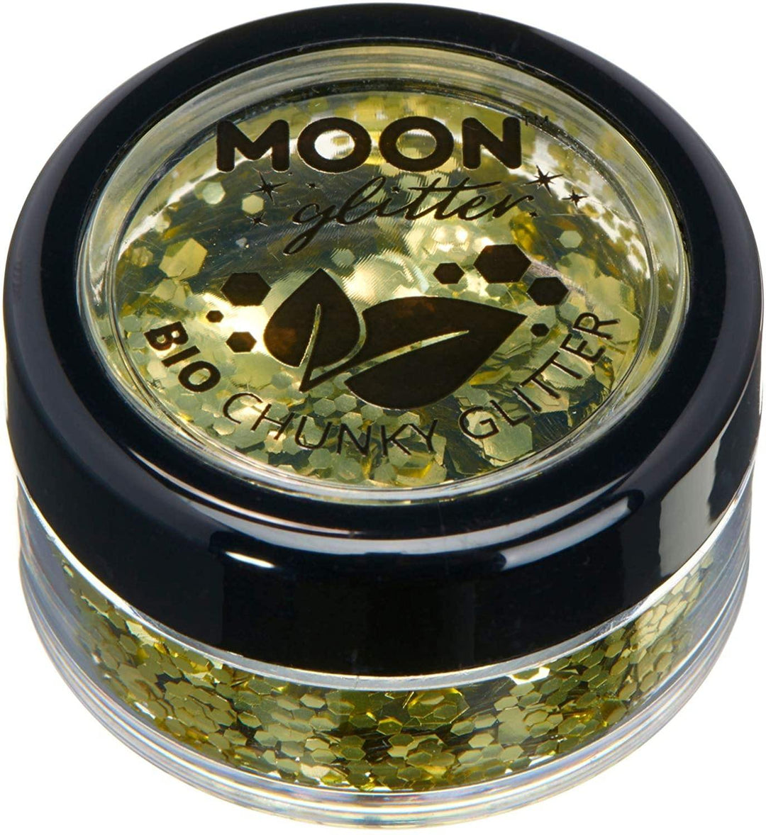 Biodegradable Eco Chunky Glitter by Moon Glitter Gold Cosmetic Bio Festival - Yachew