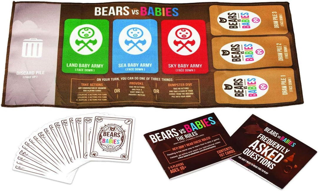 Bears vs Babies by Exploding Kittens - A Monster-Building Card Game - Family Card Game - Card Games For Adults, Teens & Kids