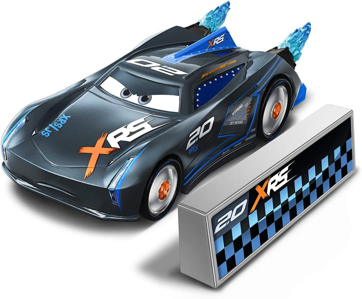 Disney Pixar Rocket Racing Cars Jackson Storm with Blast Wall - Yachew