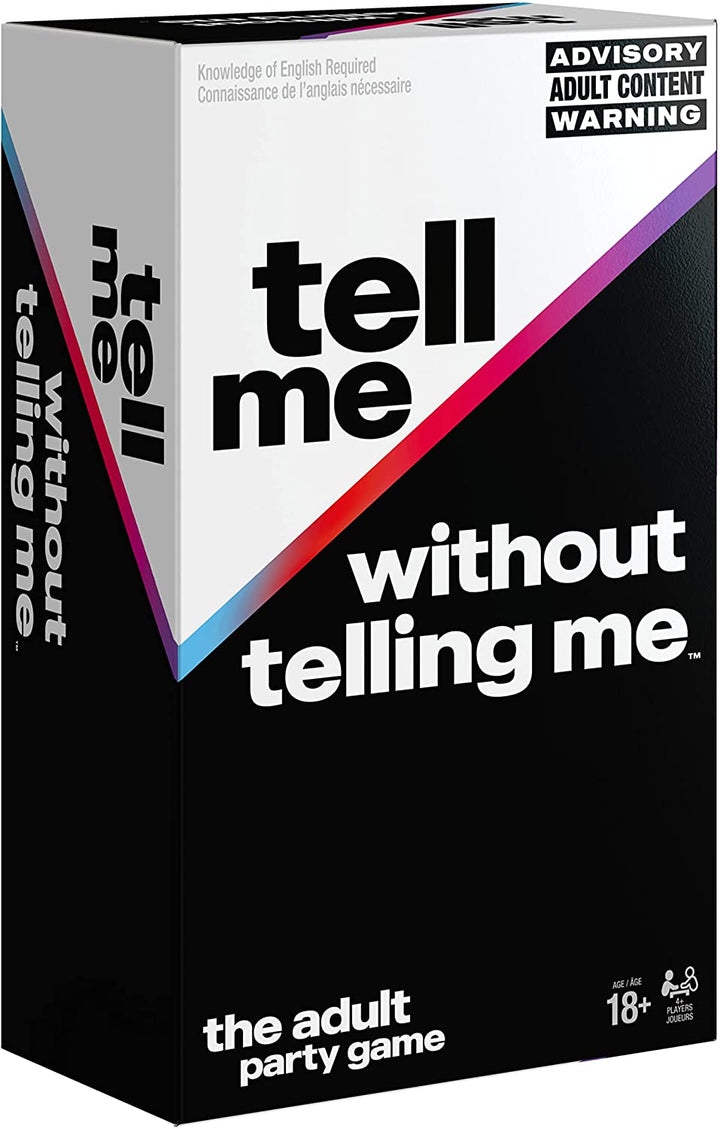 Tell Me Without Telling Me - The Viral Trend, Now A Hilarious Party Game for a Stag or Hen Party, University, Birthdays, & More, for Adults Ages 18 and up