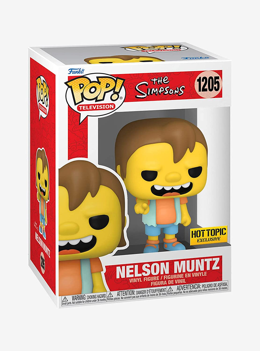 POP-Animation: Die Simpsons – Nelson Muntz Exclusive Funko 60302 Pop! Vinyl Nr. 1205