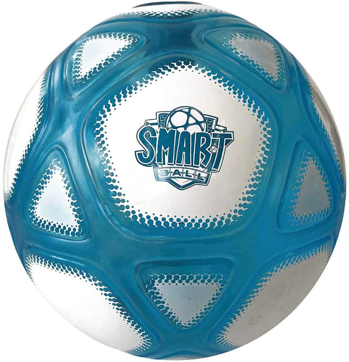 Smart Ball SBCB1B Fußball-Geschenk für Jungen und Mädchen im Alter von 3, 4, 5, 6, 7, 8, 9, 10, 12+ Jahren, Kick-Up-Counting-Power-Ball mit leuchtenden Lichtern und Geräuschen, Training für Kinder, Weiß und Blau