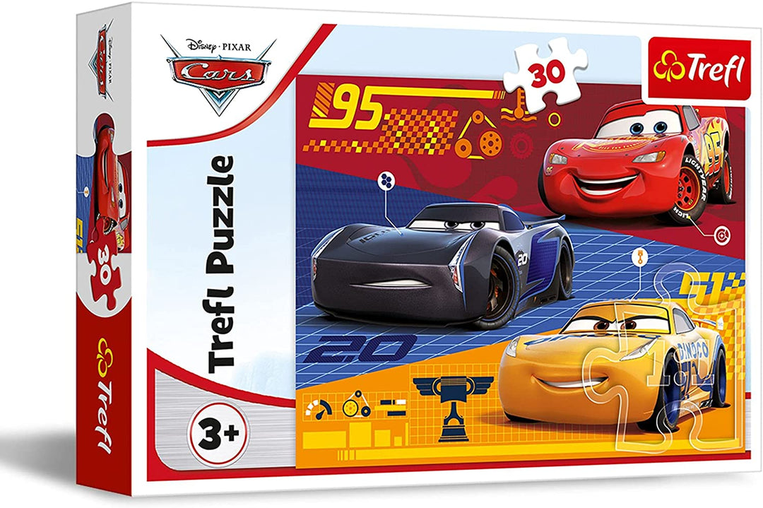 Trefl 916 18274 EA 30 Stück Disney Cars, rot