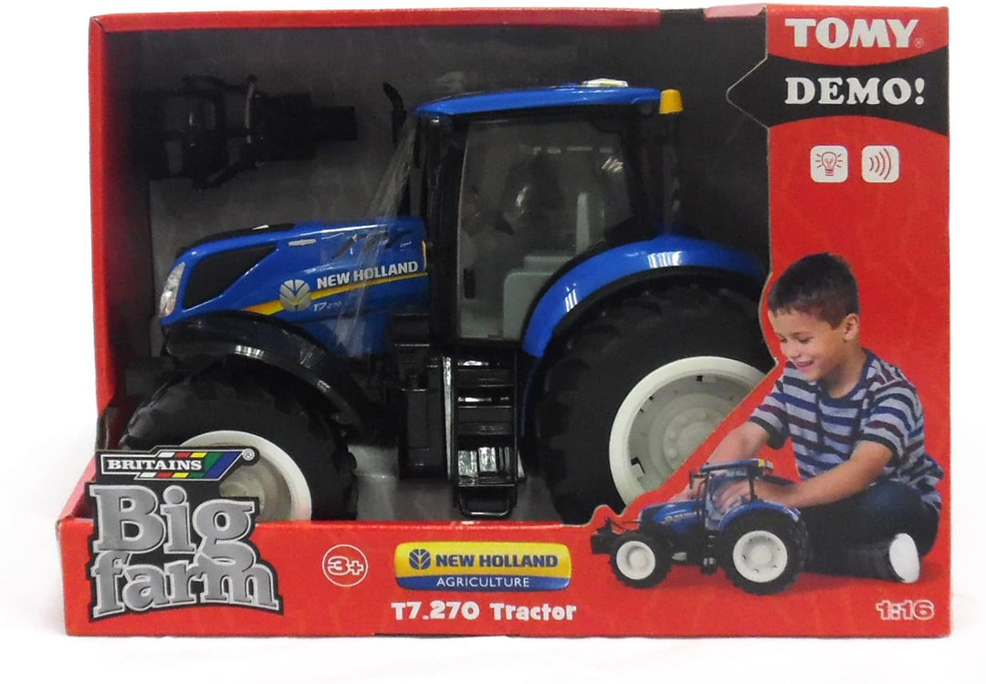 Britains Big Farm New Holland T7.270 Traktor (1 Blue Power), mehrfarbig, 43156A1