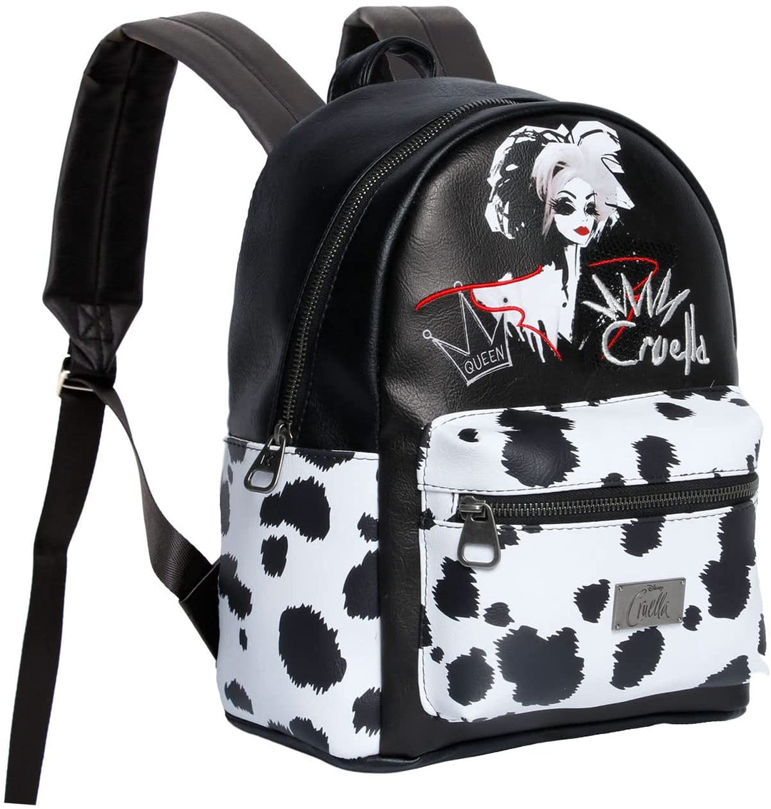 Cruella de Vil Diva-Fashion Rucksack, Schwarz