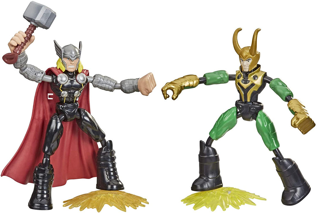 Bend and Flex Marvel Avengers Thor vs Loki Actionfigur Spielzeug