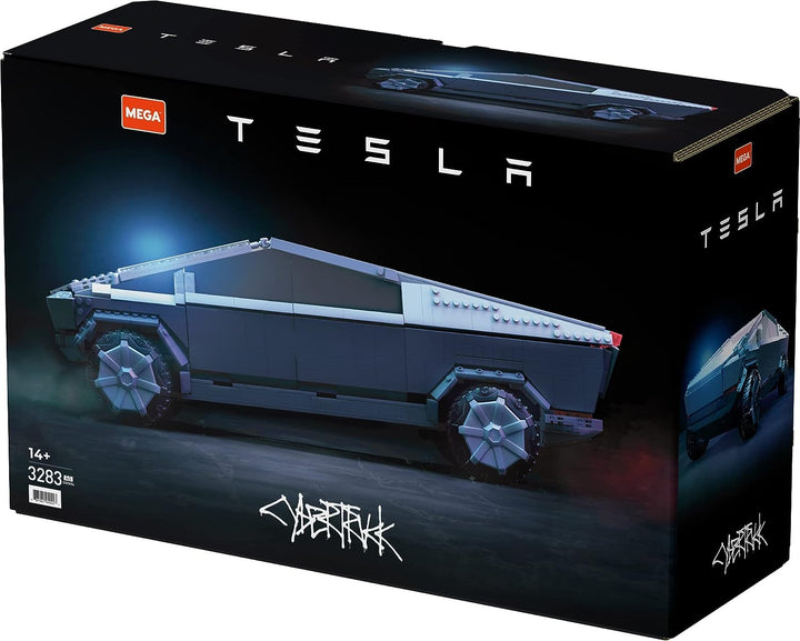 MEGA Tesla Cybertruck Building Set - 3283-Piece Collectible Vehicle for Adults 14+