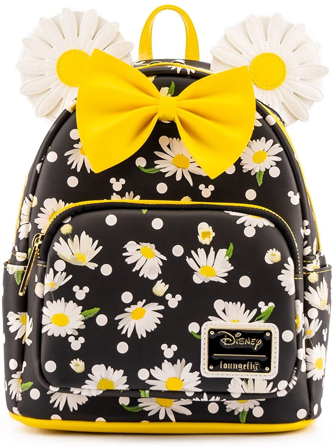 Loungefly Disney Minnie Mouse Daisies Damen-Schultertasche mit doppeltem Riemen