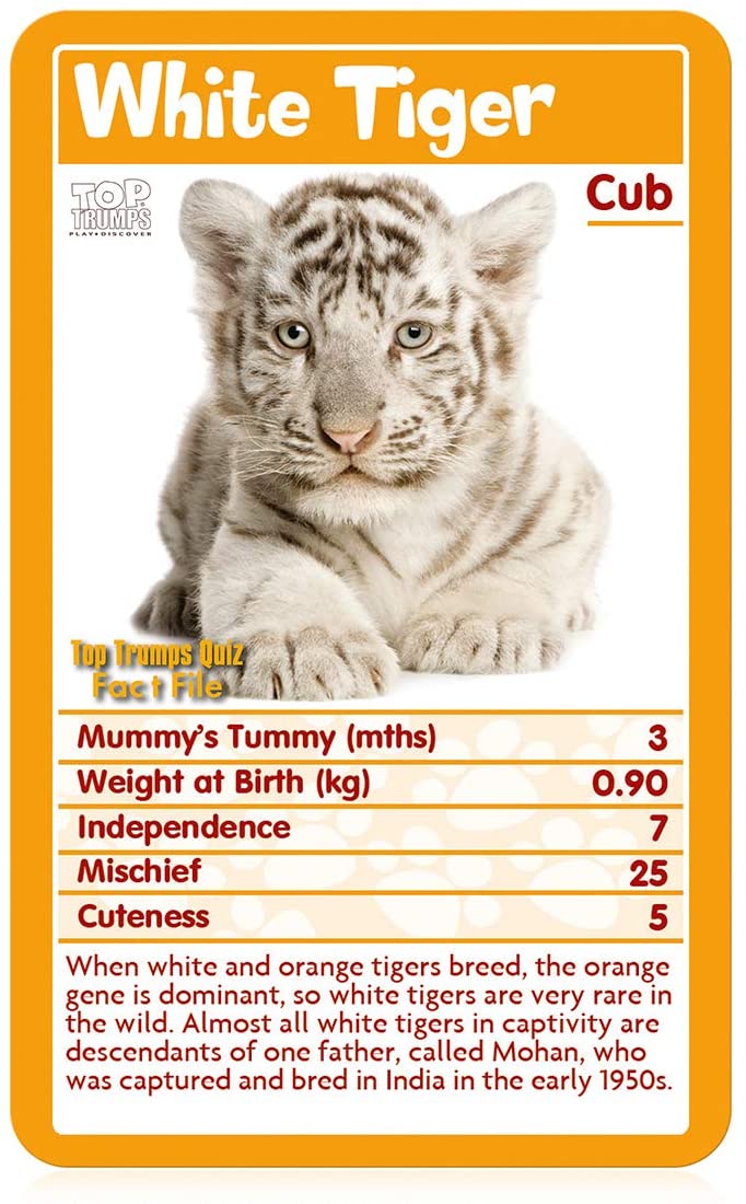 Baby Animals Top Trumps Kartenspiel