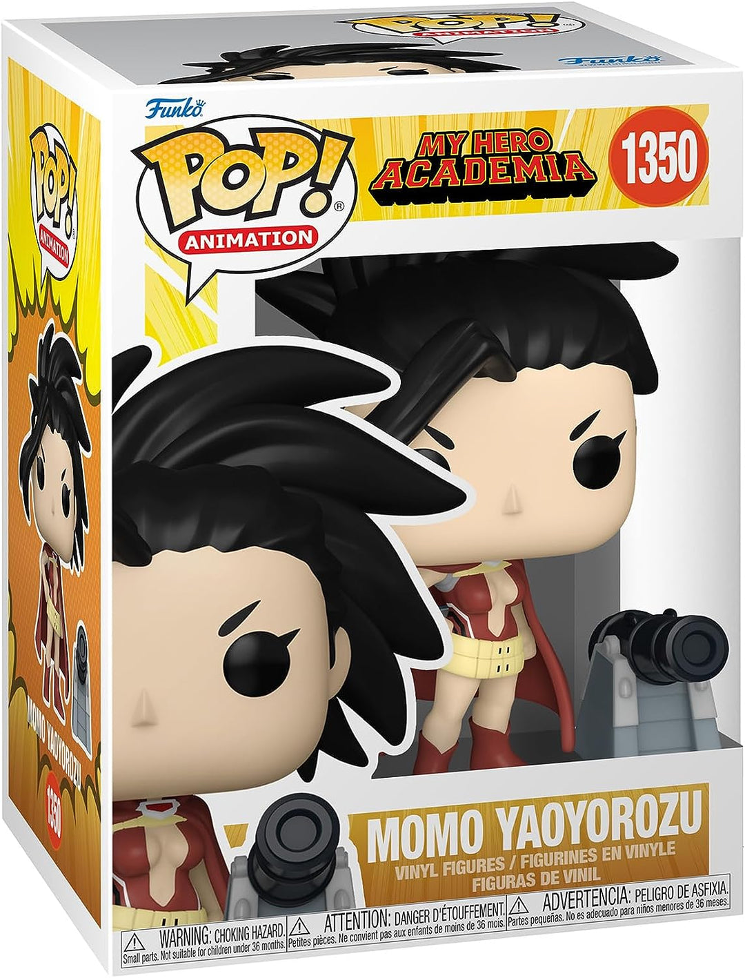 Animation: MHA – My Hero Academia – Momo Yaoyorozu – (mit Kanone) Funko 68760 Pop! Vinyl Nr. 1350