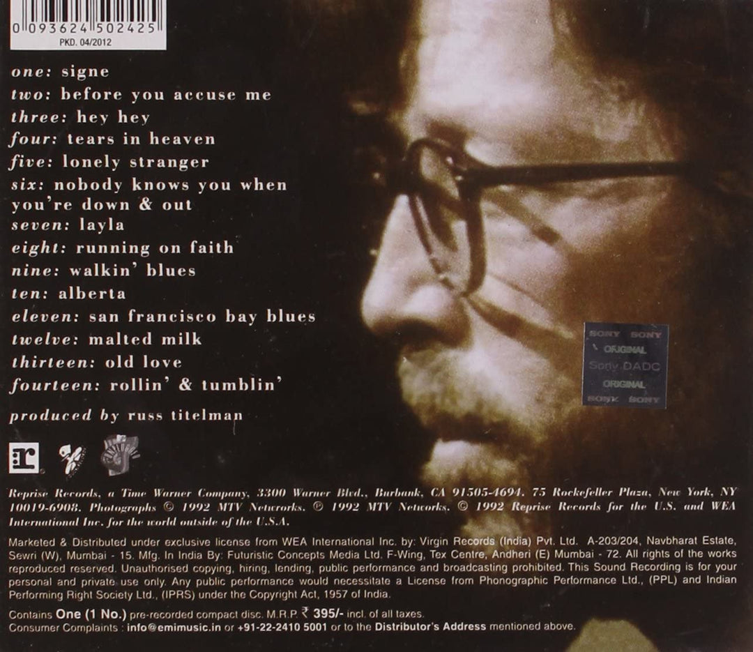 Eric Clapton – Unplugged [Audio-CD]