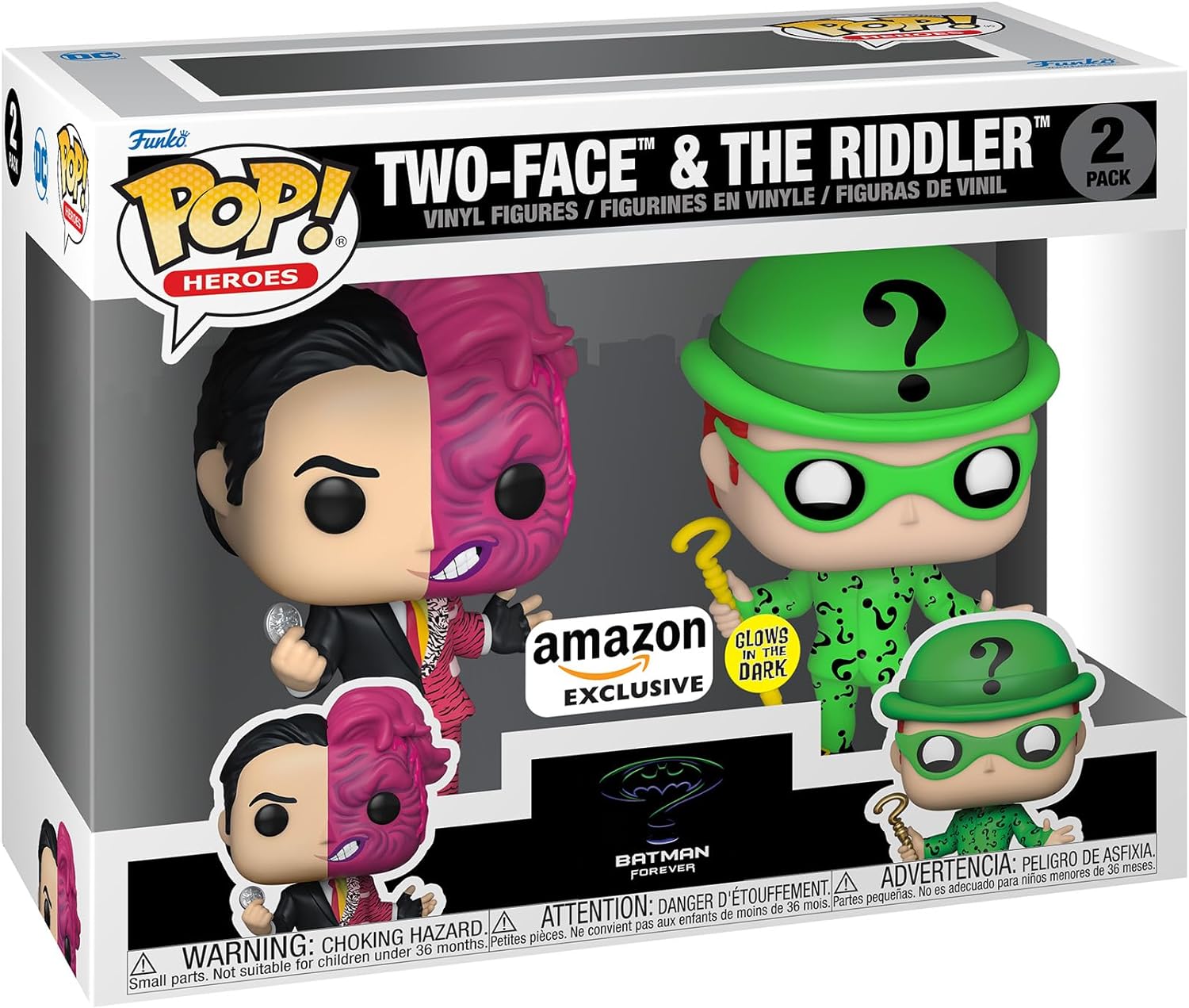 Funko Pop! Vinyl - Batman Forever Two-Face & The Riddler Exclusive (62479) 1