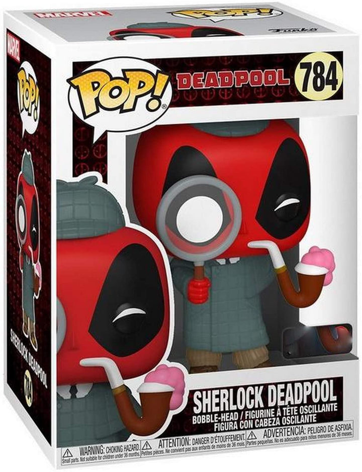 Deadpool Sherlock Deadpool Escluso Funko 54691 Pop! Vinile #784