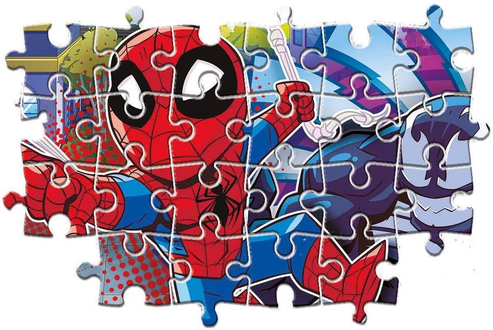 Clementoni – 25248 – Supercolor-Puzzle – Marvel Super Hero Avengers – 3 x 48 Teile – hergestellt in Italien – Puzzle für Kinder im Alter von 4+7 Jahren