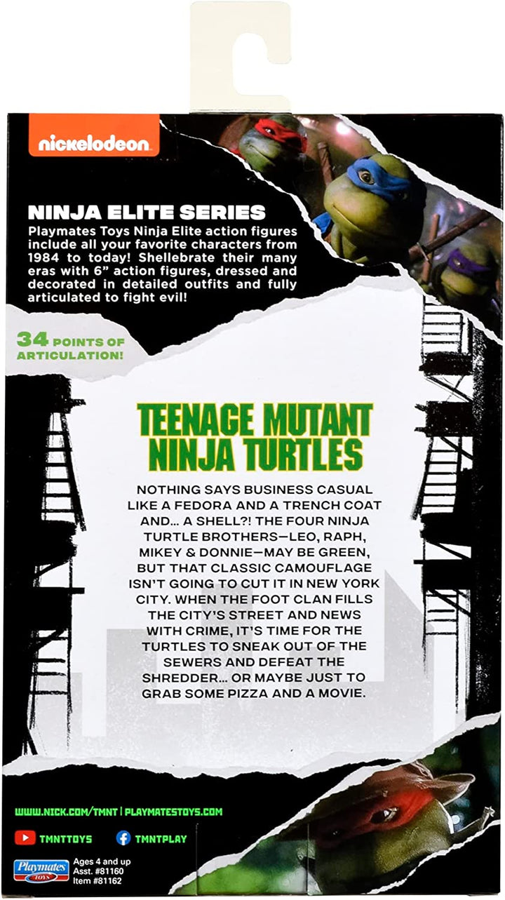 Teenage Mutant Ninja Turtles CLASSIC NINJA ELITE FIGURES - MIKEY IN DISGUISE