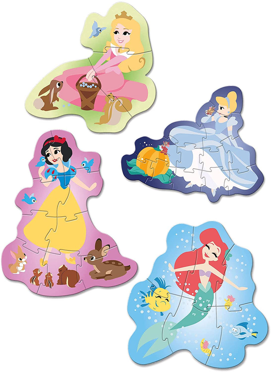 Clementoni – 20825 – My First Puzzle Play For Future – Disney Princess – 3+6+9+1