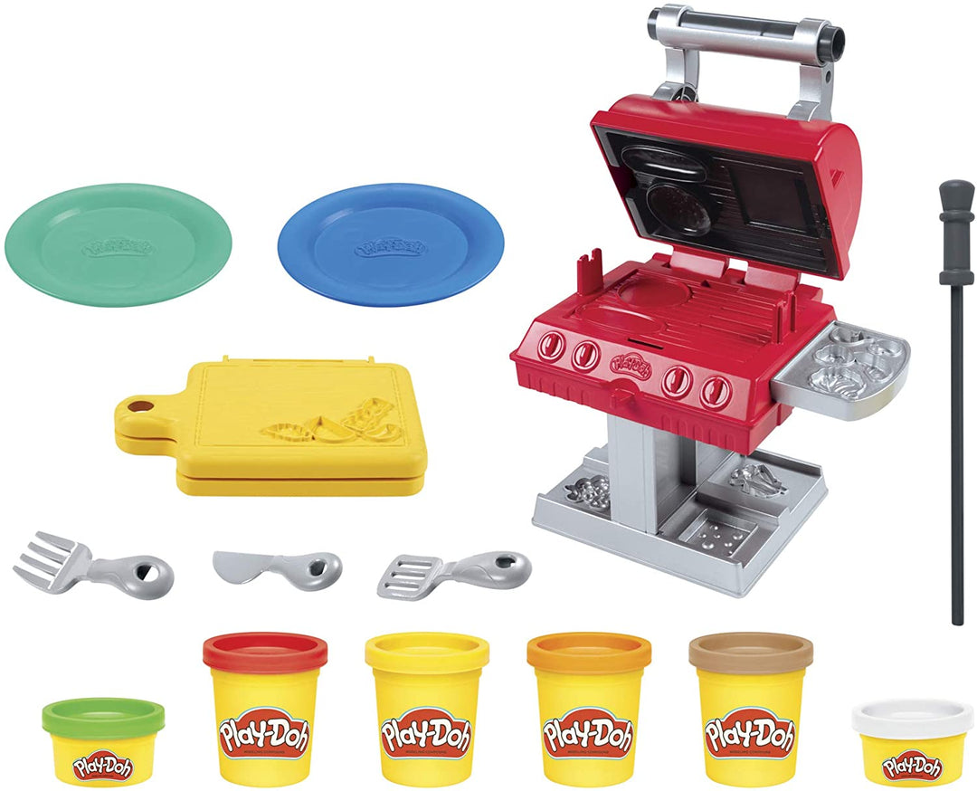 Play-Doh Kitchen Creations Grill &#39;n Stamp Playset para niños de 3 años